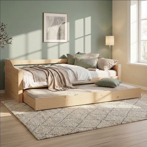 Lit gigogne 90x 190 200 - ,